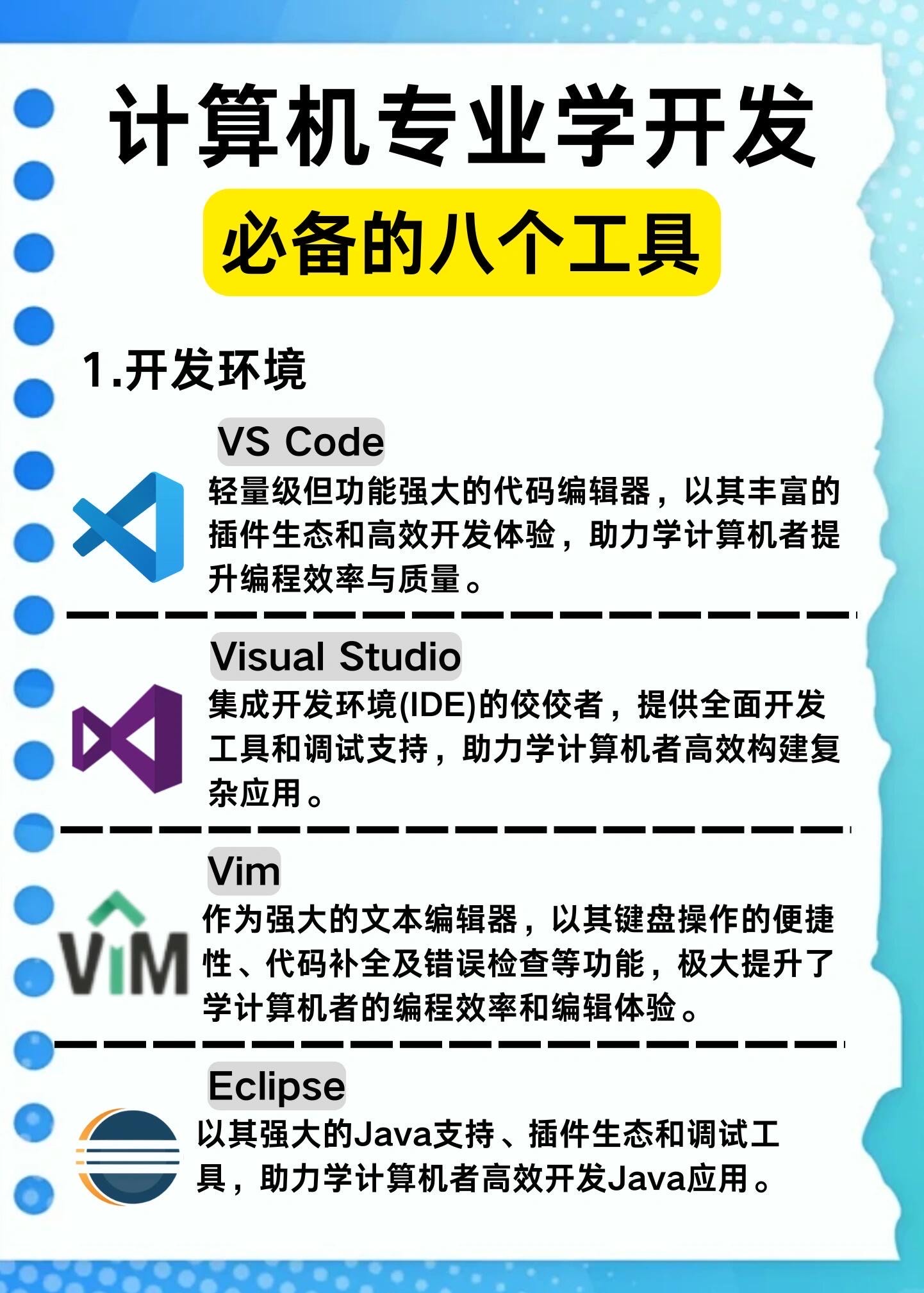 计算机专业必备 软件开发的优质工具与实践指南